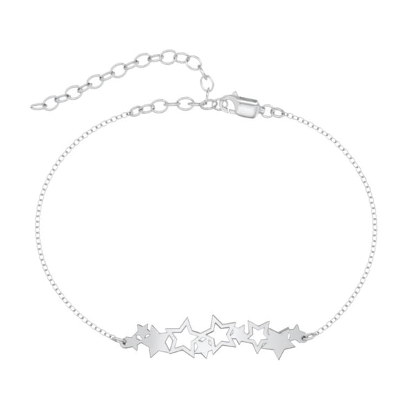 Star Cluster Bar Permanent Anklet