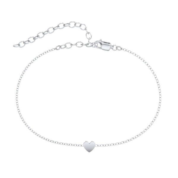 Petite Heart Permanent Anklet