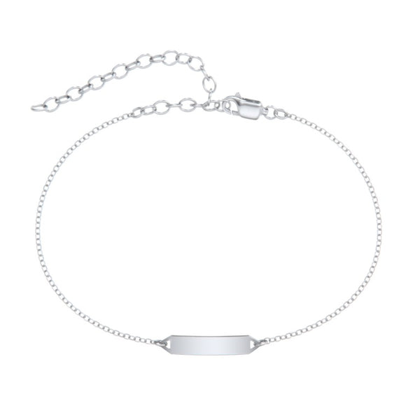 Mini Engravable Bar Permanent Anklet