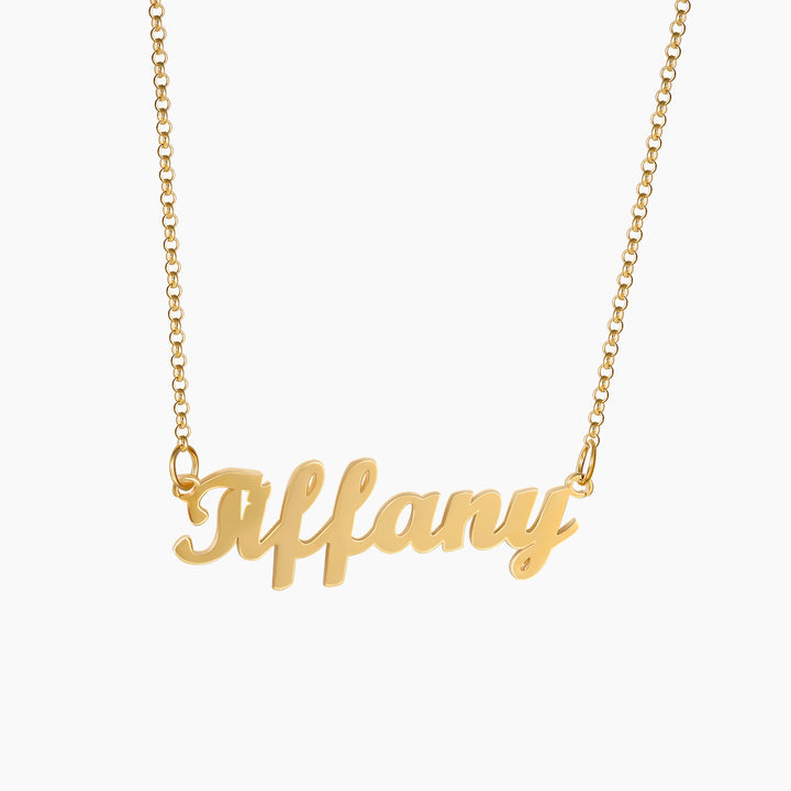 Cissyia.com Personalized Name Cut-out Necklace