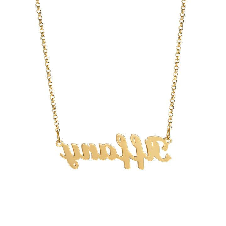 Cissyia.com Personalized Name Cut-out Necklace
