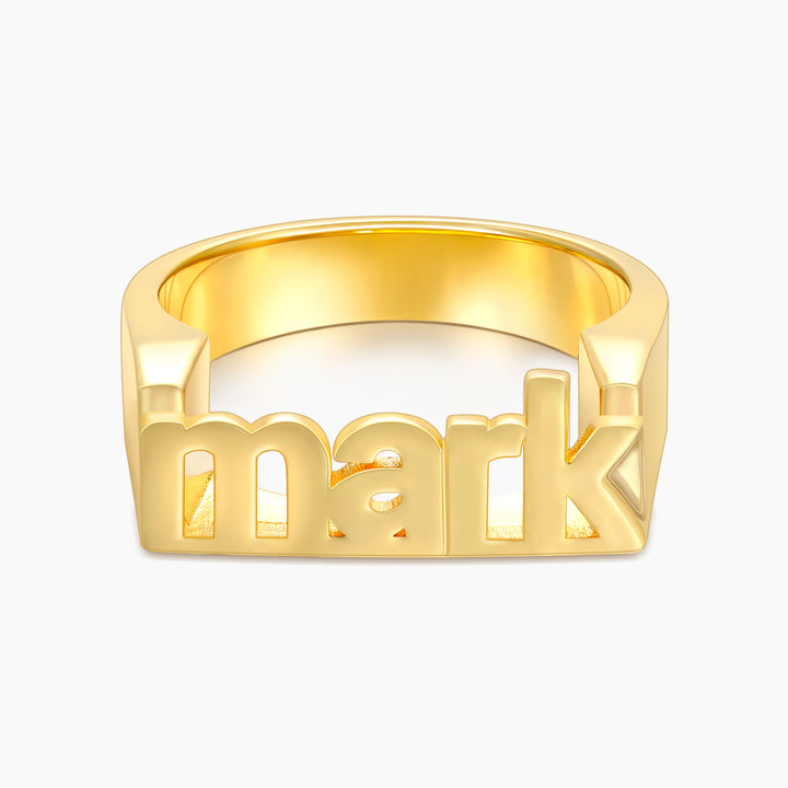 Cissyia.com Personalized Name Cut-Out Ring