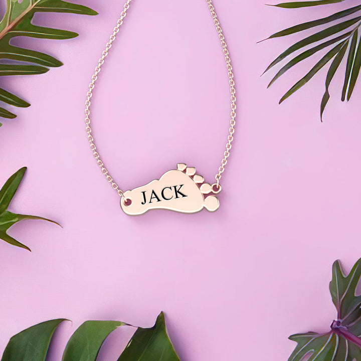 Cissyia.com Personalized Engravable Foot Tag Engraved Bracelet