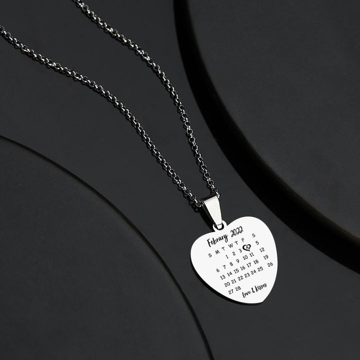 Cissyia.com Personalized Heart Shaped Photo Frame Tag Pendant Necklace