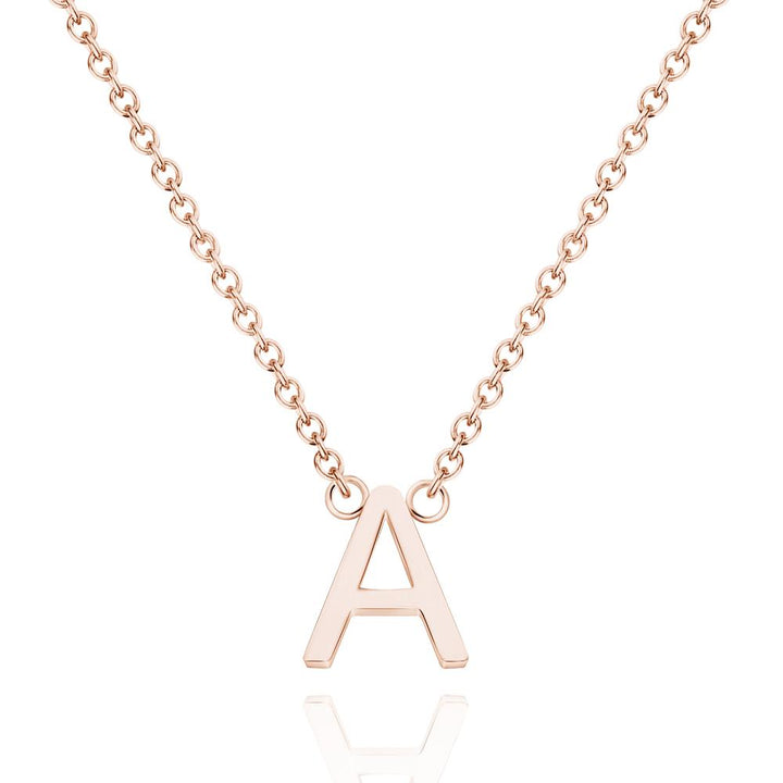 Cissyia.com Personalized Single Initial Cut-Out Name Necklace