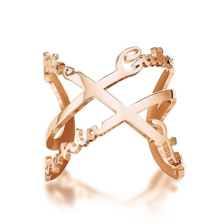 Cissyia.com Personalized Cut-Out Name Ring
