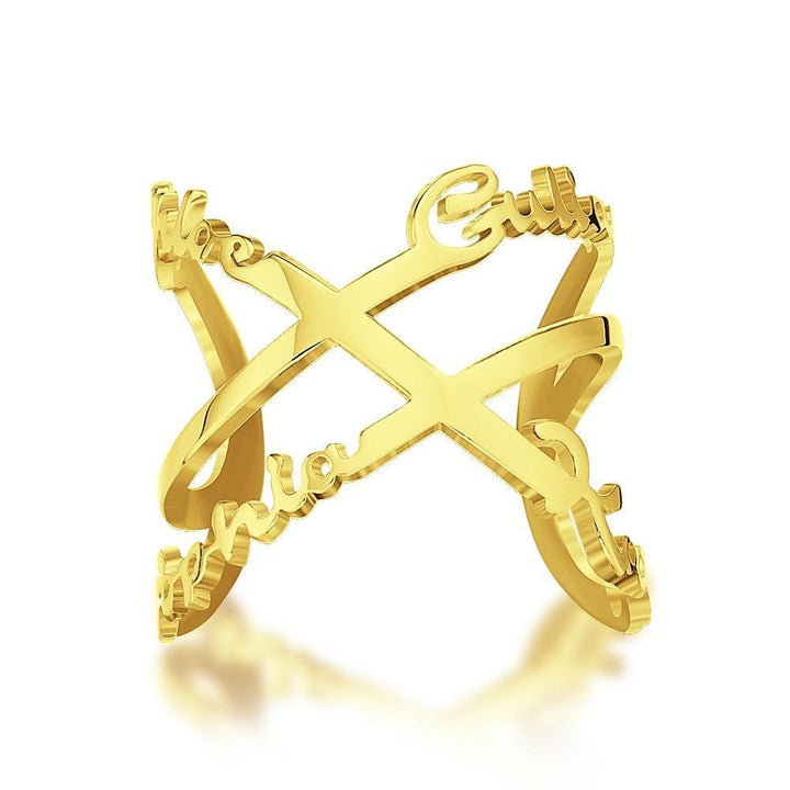 Cissyia.com Personalized Cut-Out Name Ring
