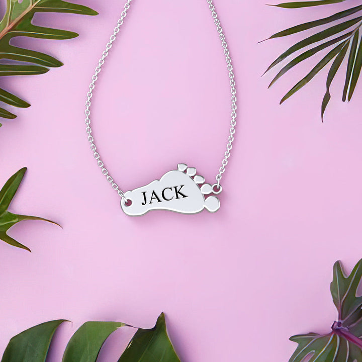 Cissyia.com Personalized Engravable Foot Tag Engraved Bracelet