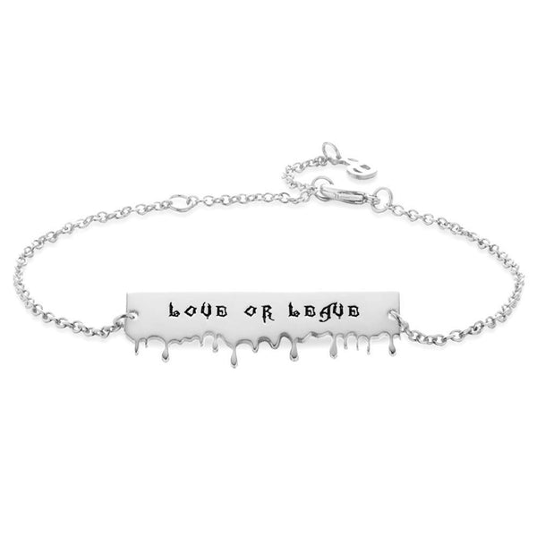 Cissyia.com 925 Sterling Silver Personalized Engravable Tag Bracelet