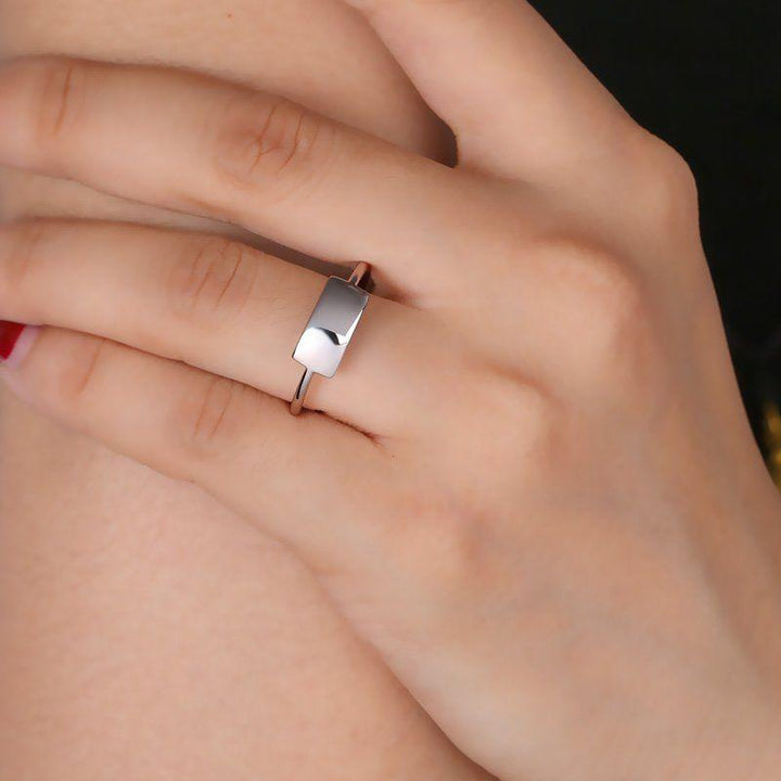 Cissyia.com Personalized Engravable Expressing Love Ring 925 Sterling Silver