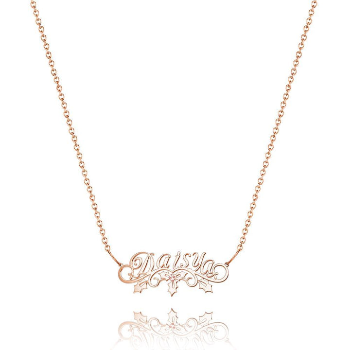 Cissyia.com Custom Christmas Name Necklace Give you the Most Gorgeous Christmas Wishes