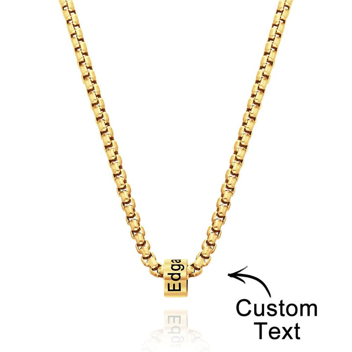 Cissyia.com Personalized Engravable Circle Pendant Choker Engraved Necklace