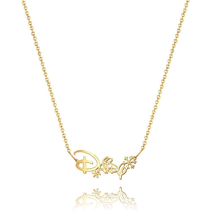 Cissyia.com Custom Christmas Name Necklace Disney Princess