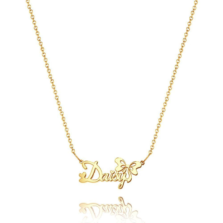 Cissyia.com Custom Christmas Name Necklace You are My Best Gift