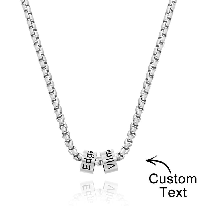 Cissyia.com Personalized Engravable Circle Pendant Choker Engraved Necklace