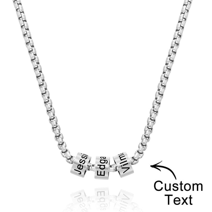 Cissyia.com Personalized Engravable Circle Pendant Choker Engraved Necklace