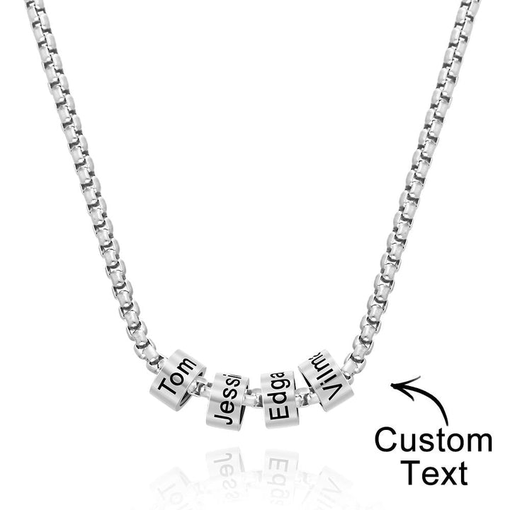 Cissyia.com Personalized Engravable Circle Pendant Choker Engraved Necklace