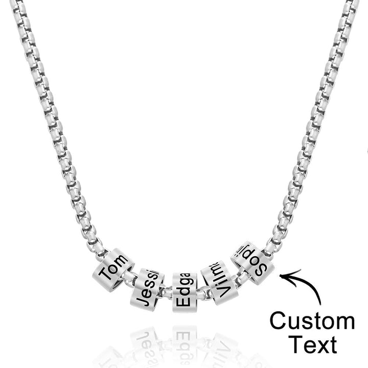 Cissyia.com Personalized Engravable Circle Pendant Choker Engraved Necklace