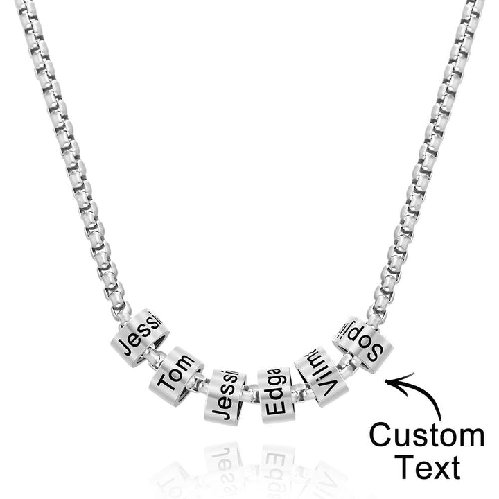 Cissyia.com Personalized Engravable Circle Pendant Choker Engraved Necklace