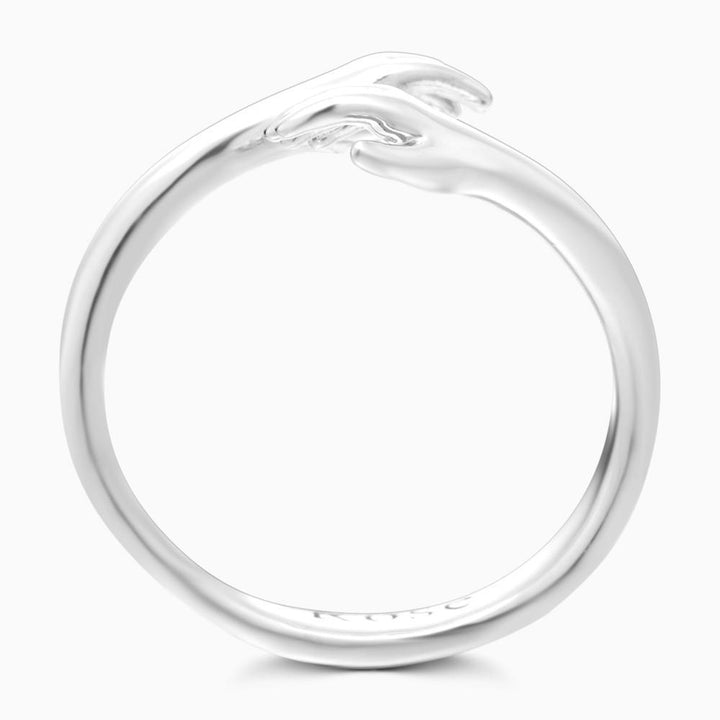 Cissyia.com Personalized Hand Bypass Engraved Ring
