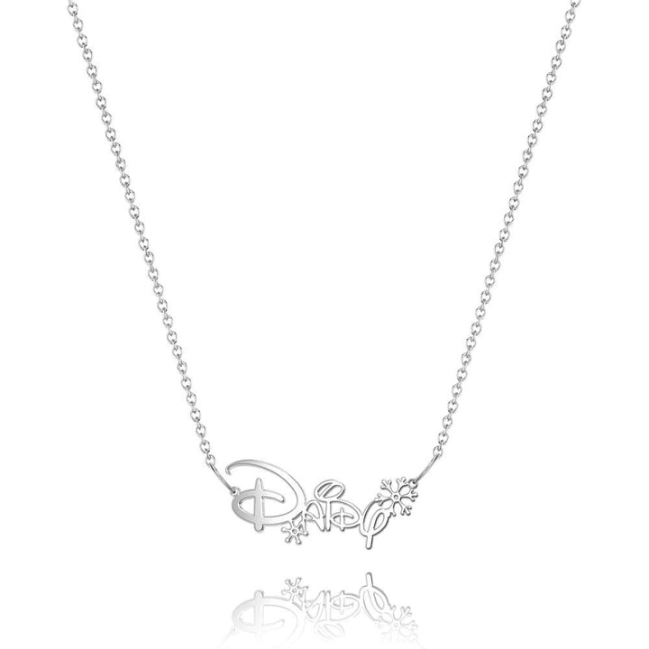 Cissyia.com Custom Christmas Name Necklace Disney Princess