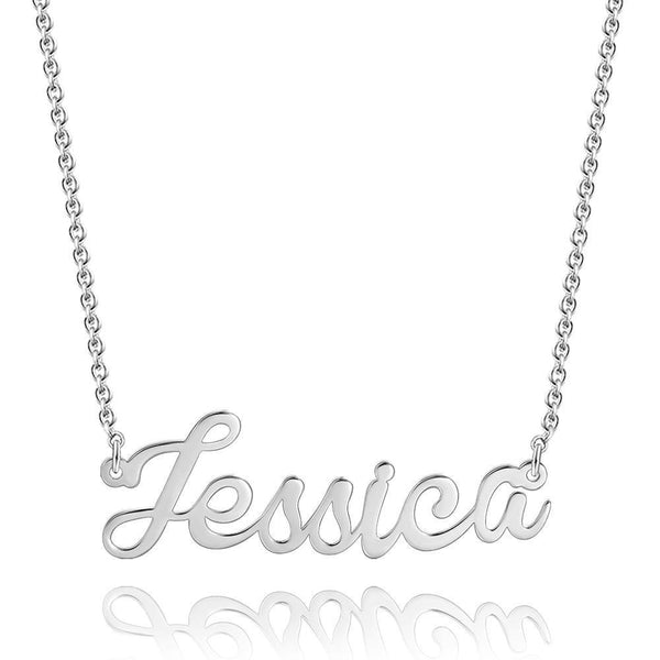 Cissyia.com Personalized Name Cut-Out Necklace