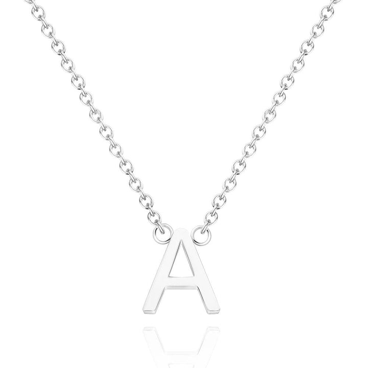 Cissyia.com Personalized Single Initial Cut-Out Name Necklace